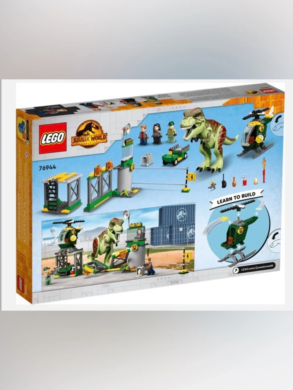 LEGO Jurassic World T Rex Dinosaur Breakout RETIRED RARE Complete Set 76944